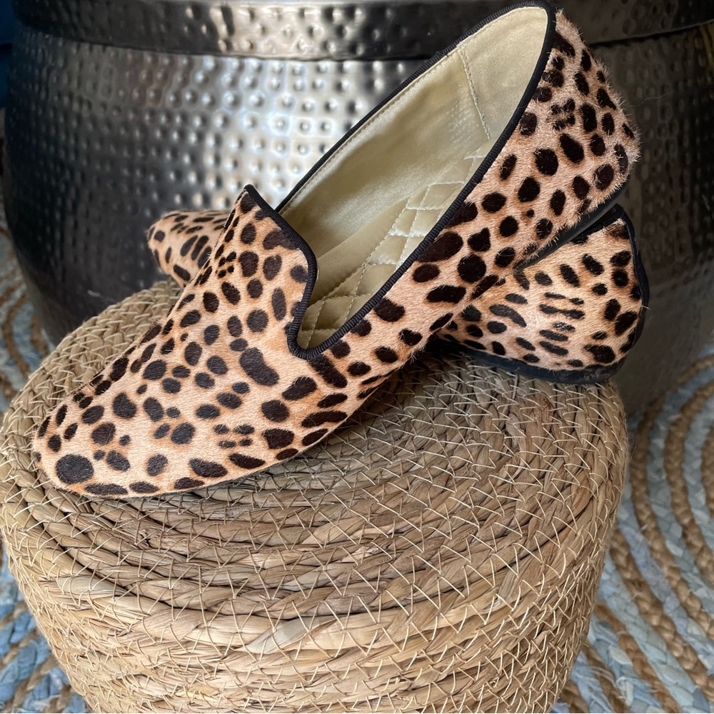 Birdies The Starling cheetah print flats  7.5